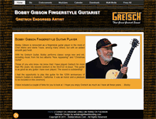 Tablet Screenshot of bobbygibson.com